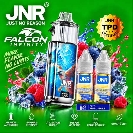 JNR KIT Infinity 55K 20 mg Blueberry Sour Rasp.