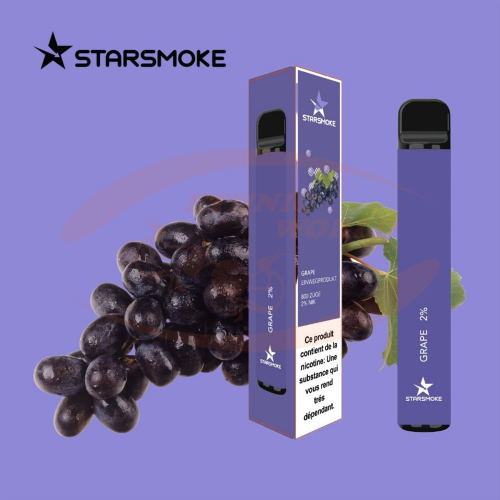 Disposable e-cig 20 mg Grape