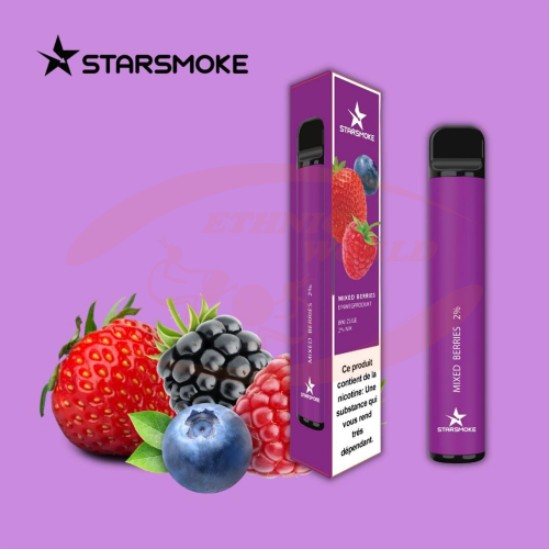 Disposable e-cig 20 mg Mixed Berries