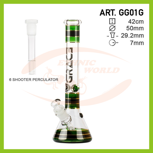 Bong en verre GG Striped (GG01)