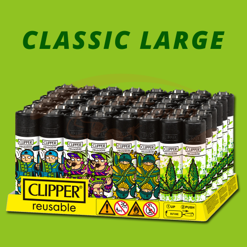 Clipper - Feuerzeug Poker Weed