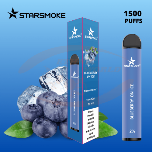 Disposable E-cig 20 mg Blueberry On Ice (1500)