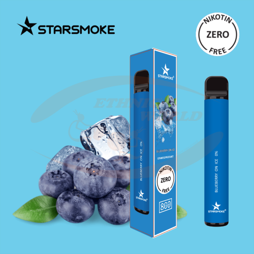 Disposable E-cig 0 mg Blueberry On Ice (800)