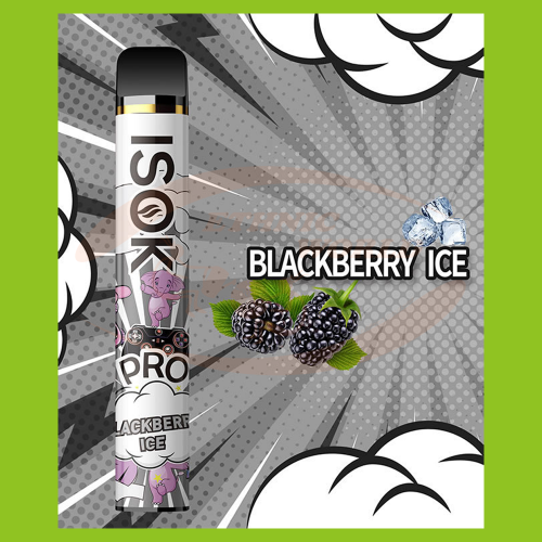 Disposable e-cig 20 mg ISOK Blackberry Ice (2000)