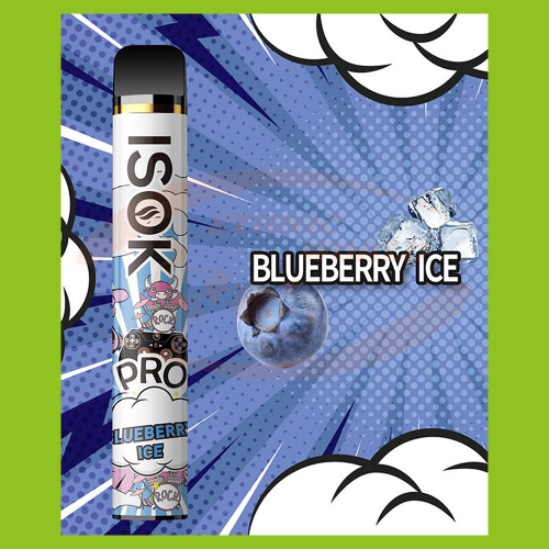 Einweg e-cig 20 mg ISOK Blueberry Ice (2000)
