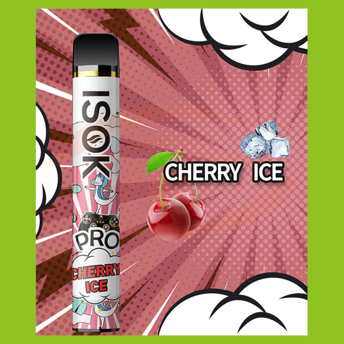 Einweg e-cig 20 mg ISOK Cherry Ice (2000)