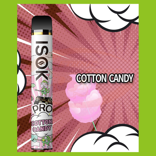 Disposable e-cig 20 mg ISOK Cotton Candy (2000)