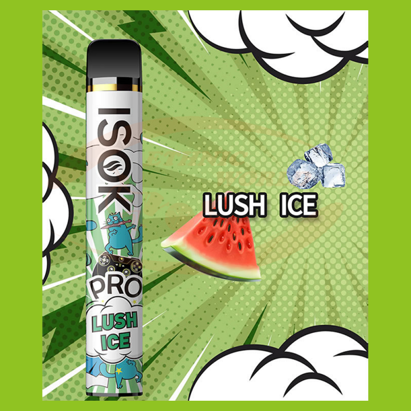 Disposable e-cig 20 mg ISOK Lush Ice (2000)
