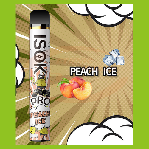 Disposable e-cig 20 mg ISOK Peach Ice (2000)