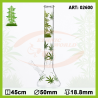 Glass Bong Leaf Jhari Beaker (02600)