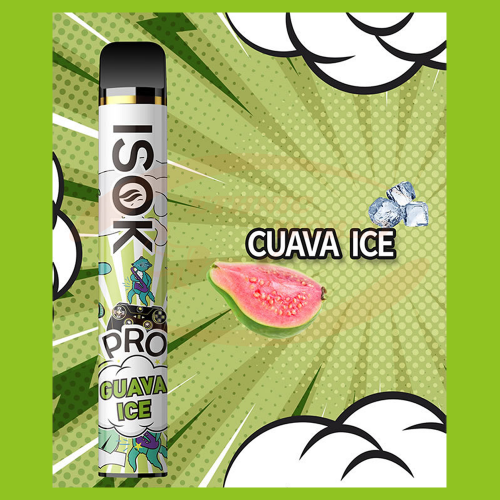 Disposable e-cig 20 mg ISOK Guava Ice (2000)