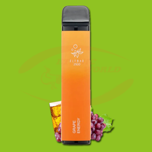 Disposable e-cig 20 mg ELF Grape Energy (2500)
