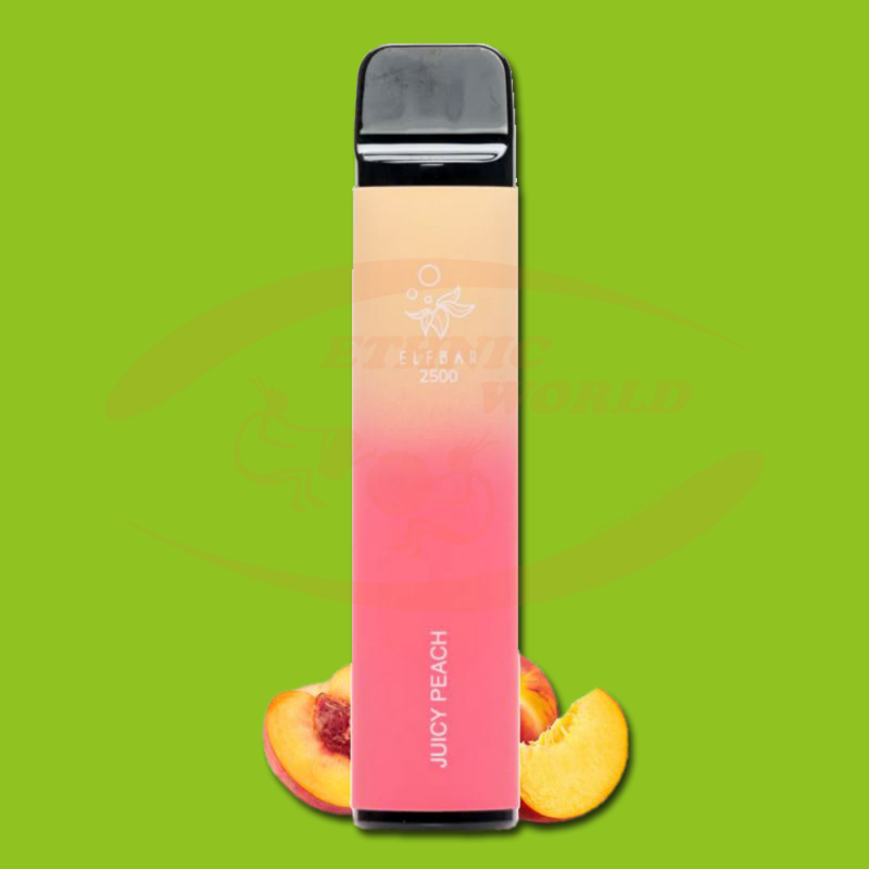Ecig Jetable 20 mg ELF Bar Juicy Peach (2500) Ethnic World