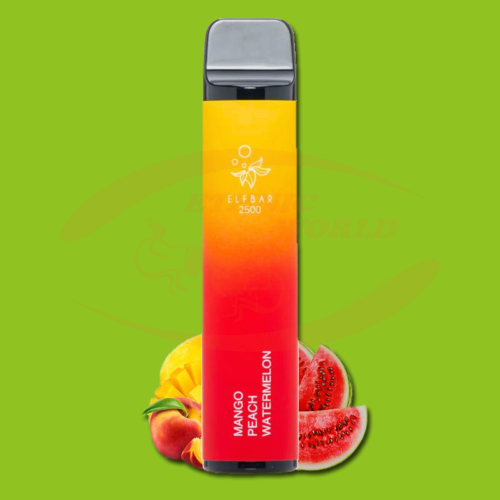 Disposable e-cig 20 mg ELF Bar Mango Peach Watermelon (2500)