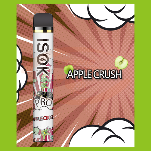 Disposable e-cig 20 mg ISOK Apple Crush (2000)