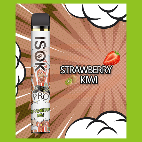 Einweg e-cig 20 mg ISOK Strawberry Kiwi (2000)