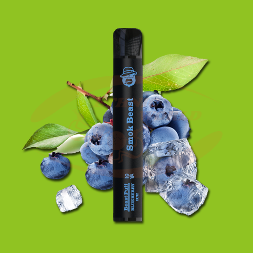 E-cig Jetable 0 mg BEAST Blueberry Ice (800)