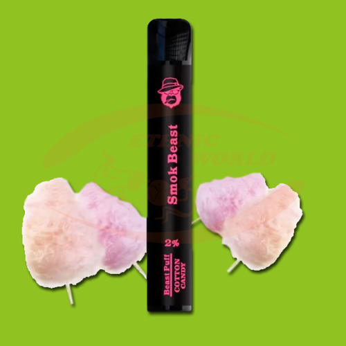 Disposable e-cig 0 mg BEAST Cotton Candy (800)