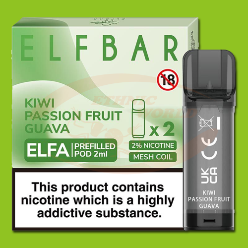ELFA 2x2 ml 20 mg Kiwi Passion Fruit Guava (Pod)