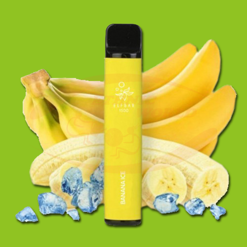 Disposable e-cig 20 mg ELF Bar Banana Ice (1500)