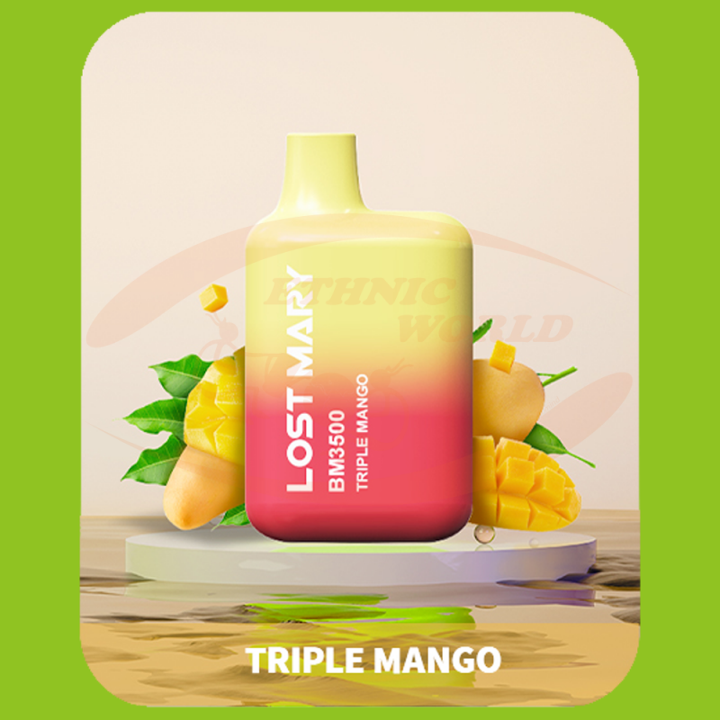 LOST MARY BM3500 20 mg Triple Mango (3500) - Ethnic World