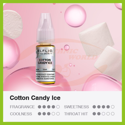 Elf Bar ELFLIQ 10 ml - 20 mg Cotton Candy Ice
