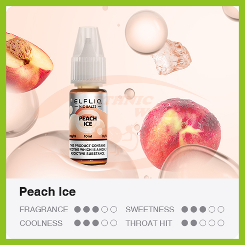 Elf Bar ELFLIQ 10 ml - 20 mg Peach Ice