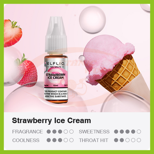 Elf Bar ELFLIQ 10 ml - 20 mg Strawberry Ice Cream