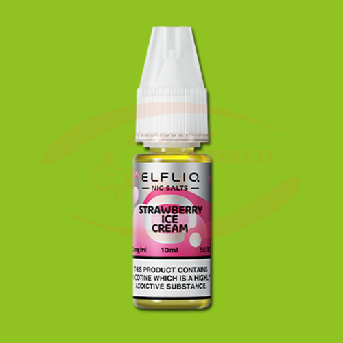 Elf Bar ELFLIQ 10 ml - 20 mg Strawberry Ice Cream