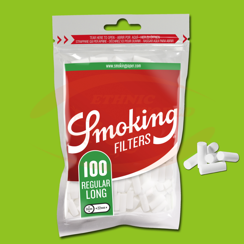 Smoking Filters Regular Long (100)