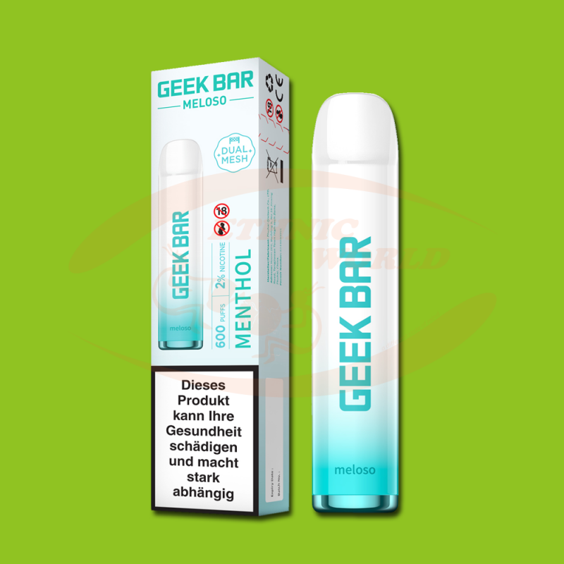 Geek Bar Meloso 600 puffs 20 mg Menthol - Ethnic World