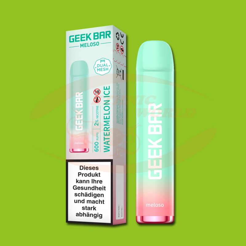 Geek Bar Meloso 600 puffs 20 mg Watermelon Ice - Ethnic World