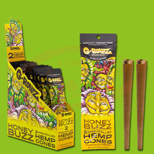 G-Rollz Hemp Cones Honey (2 pc)