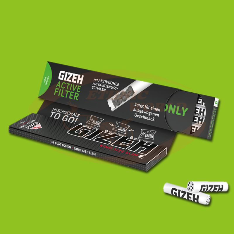 Gizeh Black - Extra Fine - King Size Slim + Günstig Kaufen