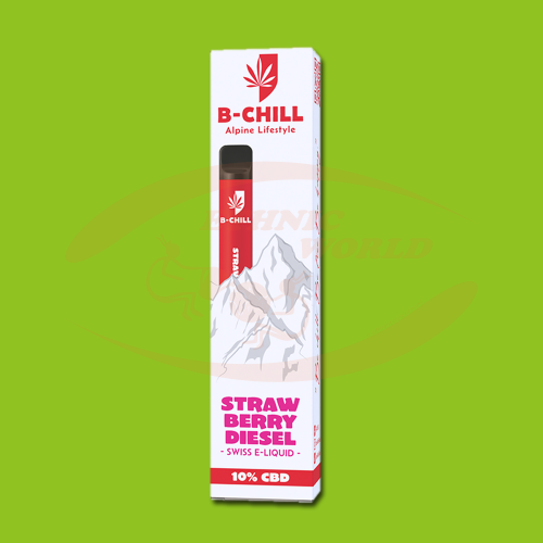 B-Chill 600 Puffs CBD 10% Strawberry Diesel