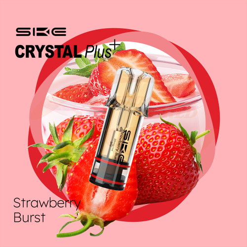Crystal Plus KIT 600 puffs 20 mg Strawberry Burst