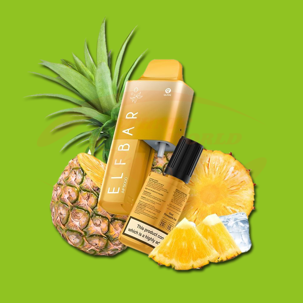 ELF BAR AF5000 Puffs 20 mg Sour Pineapple Ice - Ethnic World