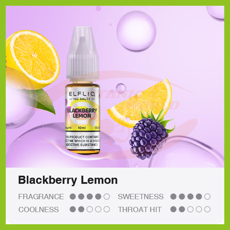 Elf Bar ELFLIQ 10 ml - 20 mg Blackberry Lemon