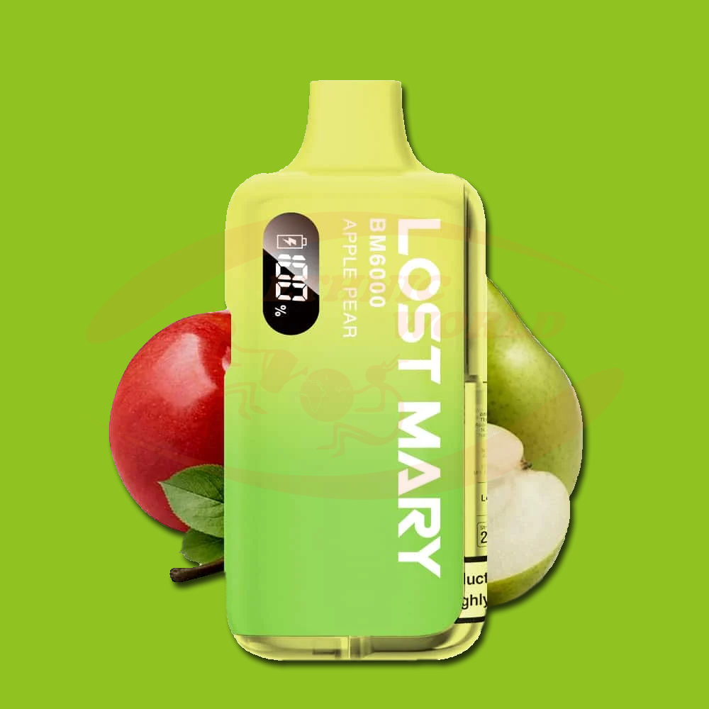 lost mary bm6000 apple pear Lost Mary BM6000 Apple Pear main image 1