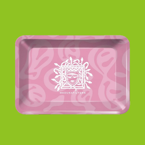 Medusa Pink Rolling Tray 12.5x18cm