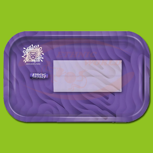 Medusa Violet Rolling Tray 16x27cm