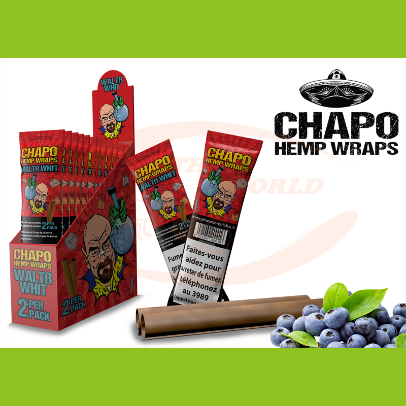 Chapo Hemp Wraps Waltr Whit (2 pc)