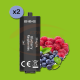 Crystal recharge Blue&Raspberry 2 X 2ml pour 4in1