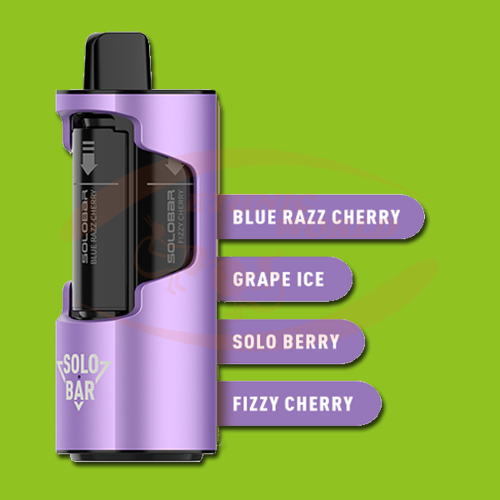 Solobar 2400 puffs 4in1 Pod kit Purple 600 mAh