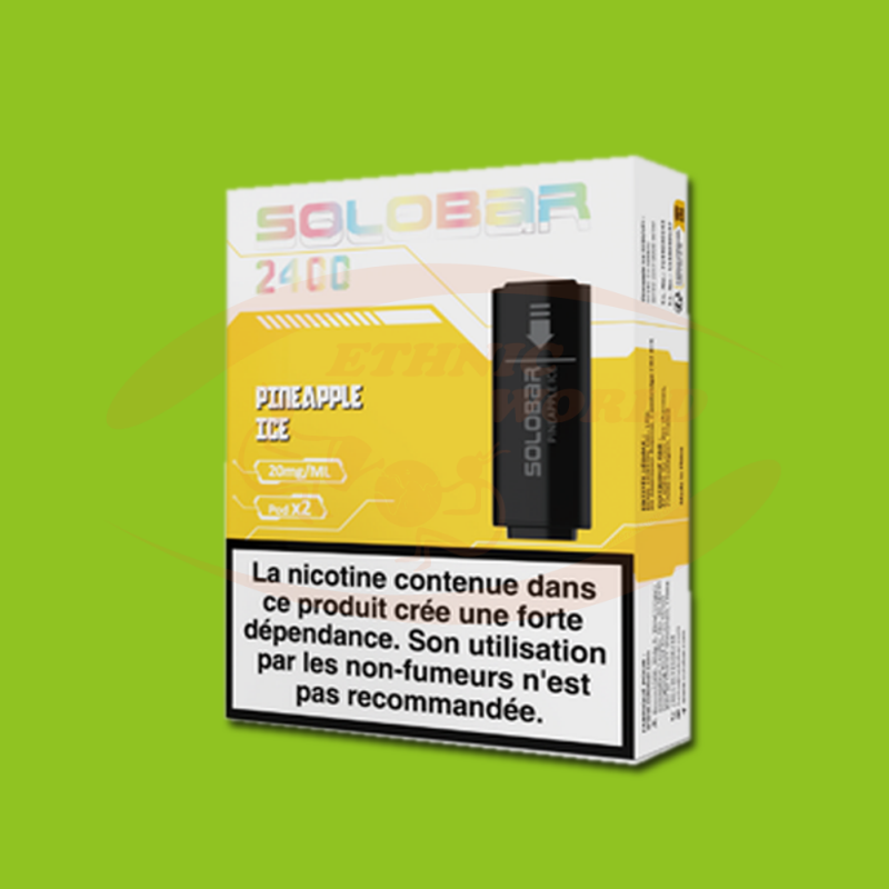 Solobar Pod Pineaple Ice 2X2ml 600 puffs