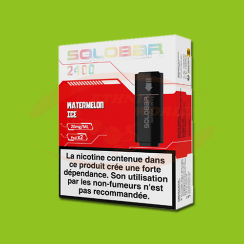 Solobar Pod Watermelon Ice de 2ml 600 puffs