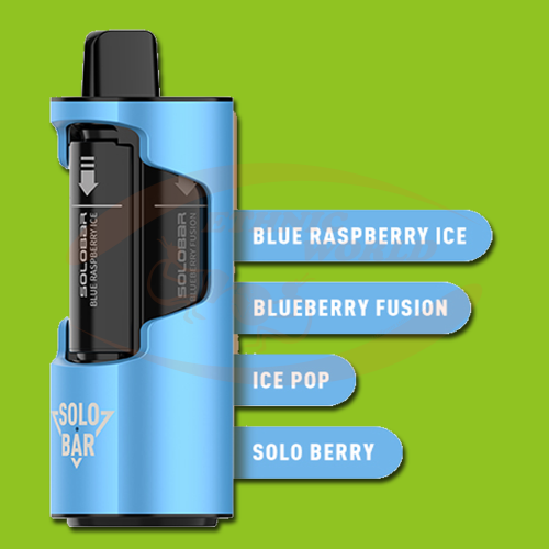 Solobar 2400 puffs 4in1 Pod kit Blau 600 mAh