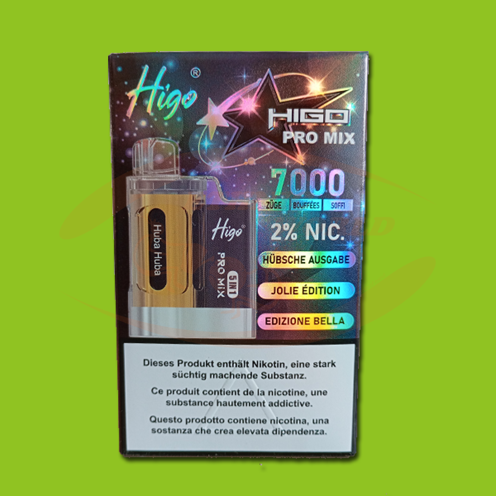 HIGO 5in1 7000 puffs 20mg Huba Huba - Ethnic World