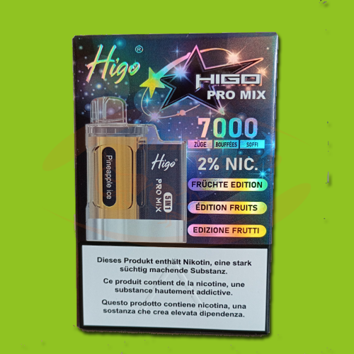 HIGO 5in1 7000 puffs 20mg Pineapple Ice