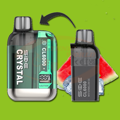 Crystal CL6000 Puffs 20 mg Watermelon Ice